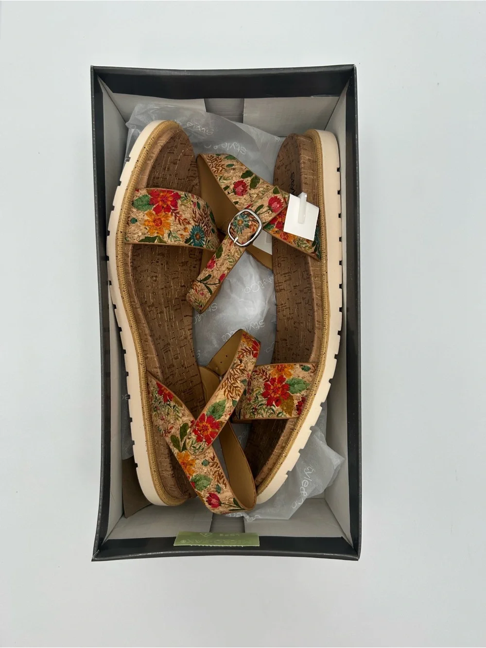 Style & Co. Floral Flat Casual Sandals